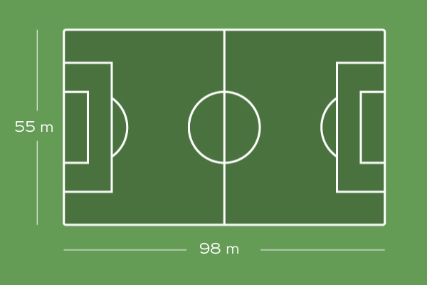 Kunstrasen (98m x 55m)